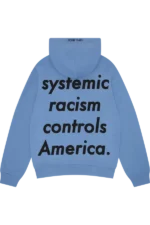 Black Entertainment Hoodie Dusty Blue-1