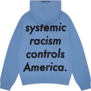 Black Entertainment Hoodie Dusty Blue-1