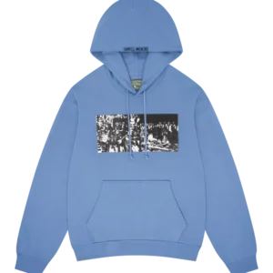 Black Entertainment Hoodie Dusty Blue