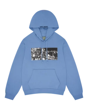 Black Entertainment Hoodie Dusty Blue