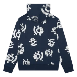 Bstroy Tears Zip Hoodie Blue-1