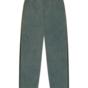 Cotton Fleur De-Lis Denim Track Pants1