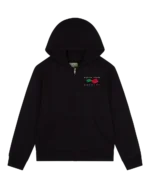 Denim Tears America Sportswear Zip Hoodie Black