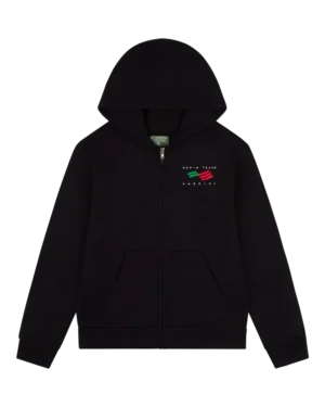 Denim Tears America Sportswear Zip Hoodie Black