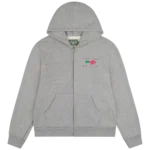 Denim Tears America Sportswear Zip Hoodie Grey