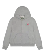 Denim Tears America Sportswear Zip Hoodie Grey