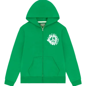 Denim University Zip Hoodie Green
