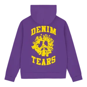 Denim University Zip Hoodie Purple-1