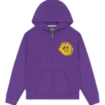 Denim University Zip Hoodie Purple