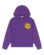 Denim University Zip Hoodie Purple