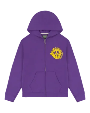 Denim University Zip Hoodie Purple