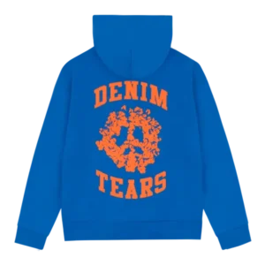 Denim University Zip Hoodie Royal Blue-1