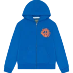 Denim University Zip Hoodie Royal Blue