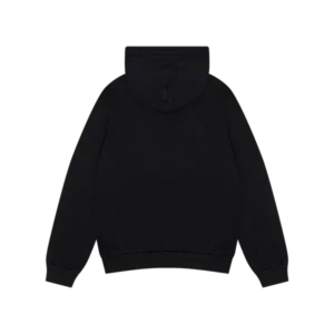 Embroidered Logo Hoodie Black-1