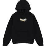 Embroidered Logo Hoodie Black