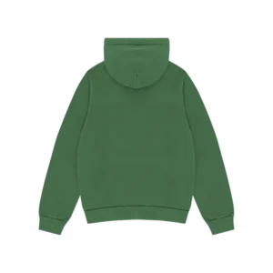 Embroidered Logo Hoodie Green-1