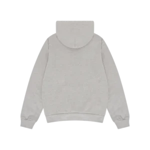Embroidered Logo Hoodie Grey-1