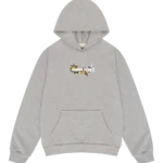 Embroidered Logo Hoodie Grey