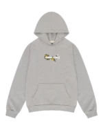 Embroidered Logo Hoodie Grey