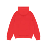 Embroidered Logo Hoodie Red-1