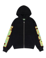 Spring Gardens Zip Hoodie Black