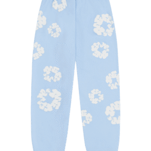 The Cotton Wreath Sweatpants Powder Blue1