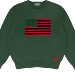 1619 Pan African Flag Sweater Green