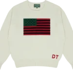 1619 Pan African Flag Sweater Natural