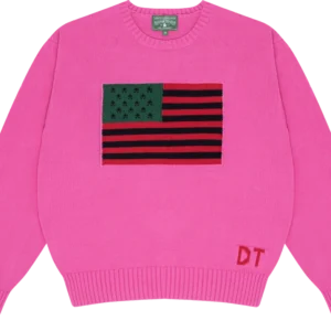 1619 Pan African Flag Sweater Pink