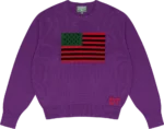 1619 Pan African Flag Sweater Purple