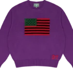 1619 Pan African Flag Sweater Purple