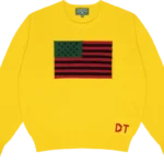 1619 Pan African Flag Sweater Yellow