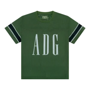 ADG Inc. Mesh Varsity Tee Green