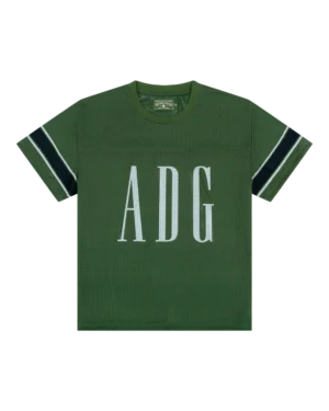 ADG Inc. Mesh Varsity Tee Green