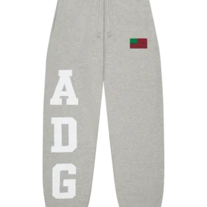 ADG Pan African American Flag Sweatpant Grey