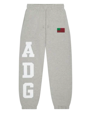 ADG Pan African American Flag Sweatpant Grey
