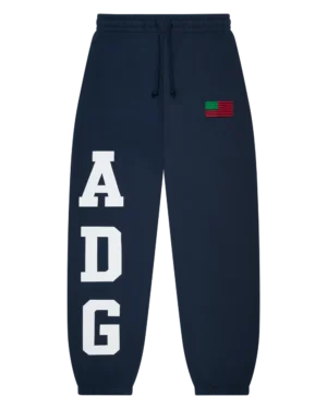 ADG Pan African American Flag Sweatpant Navy