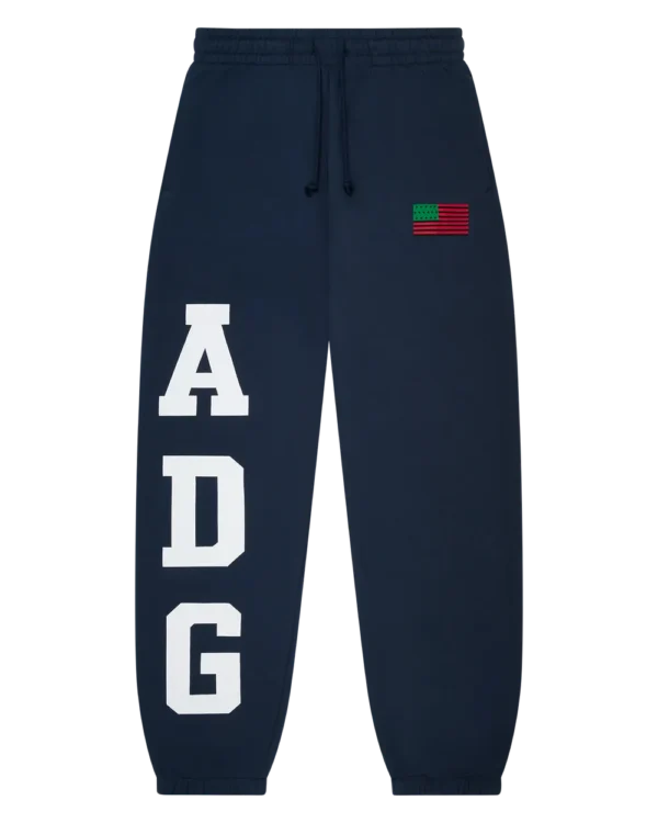 ADG Pan African American Flag Sweatpant Navy
