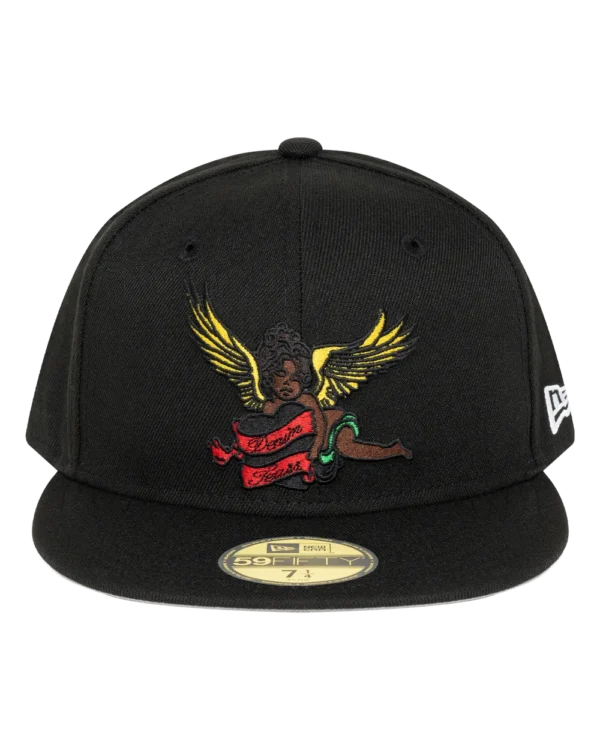 Black Cherub New Era Hat Black