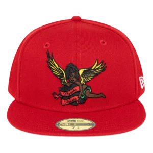 Black Cherub New Era Hat Red