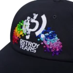 Bstroy Tears Rainbow Wreath Hat Navy-2