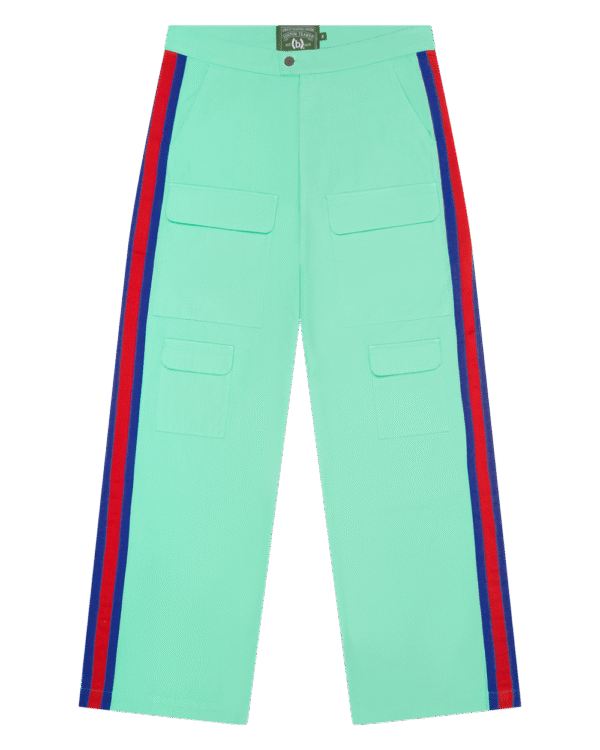 Bstroy Tears Side Stripe Pant Mint