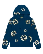 Cactus Tears Wreath Hoodie Navy