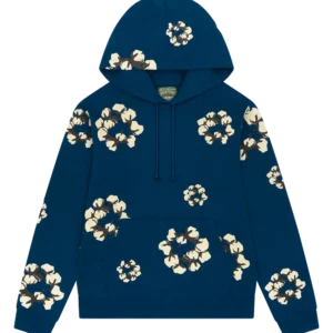 Cactus Tears Wreath Hoodie Navy
