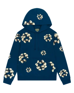 Cactus Tears Wreath Hoodie Navy