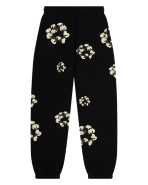 Cactus Tears Wreath Sweatpants Black