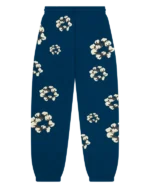 Cactus Tears Wreath Sweatpants Navy-1
