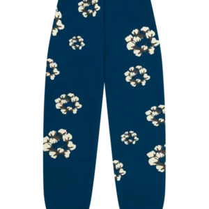 Cactus Tears Wreath Sweatpants Navy-1