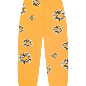 Cactus Tears Wreath Sweatpants Yellow-1