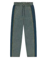 Cotton Fleur De-Lis Denim Track Pants